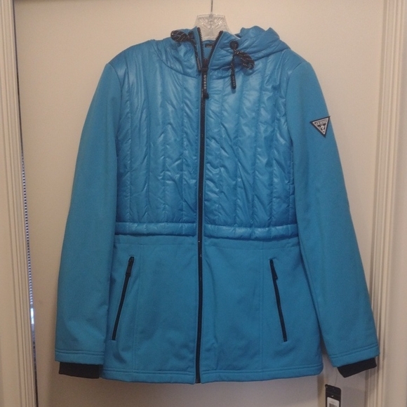 Guess Blue Hooded Jacket (J302)